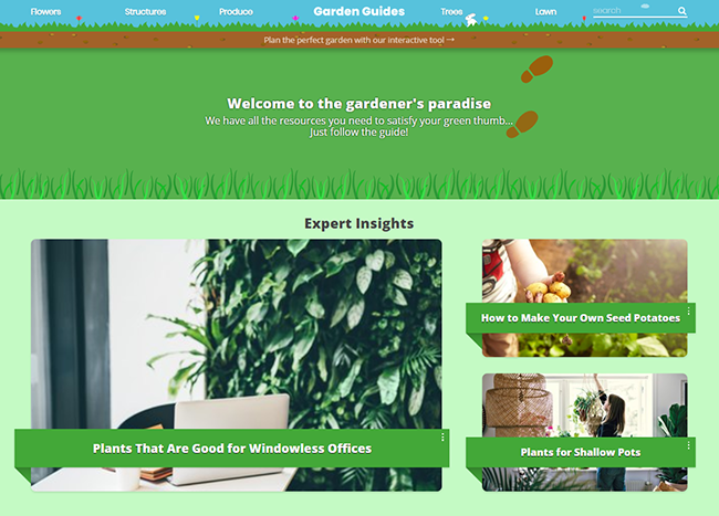 园艺指导网站设计